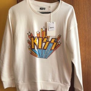 Anthropologie KISS sweatshirt